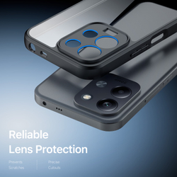 Чехол прозрачный с черными рамками для Xiaomi Redmi 17 4G и 5G, серия Aimo Series Case от Dux Ducis