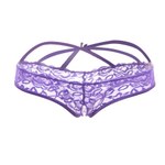 Стринги с доступом Purple Bow, 2XL