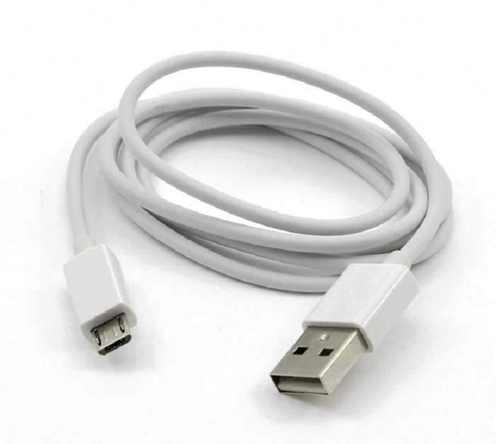 Кабель микро usb силиконовый круглый,