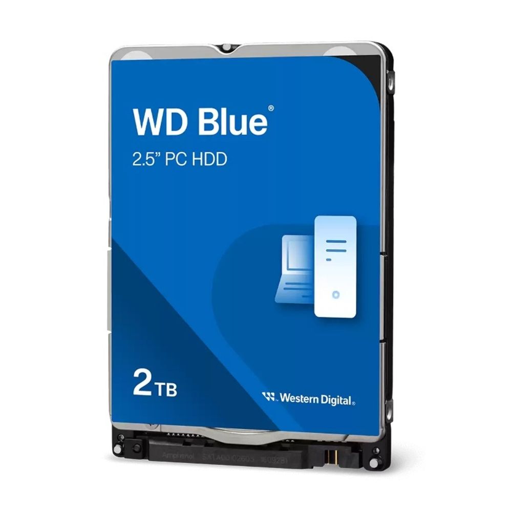 Жесткий диск Western Digital Blue HDD 2.5" SATA 2TB, 5400 rpm, 128Mb buffer, 7mm Жесткий диск Western Digital Blue HDD 2.5" SATA 2TB, 5400 rpm, 128Mb buffer, 7mm