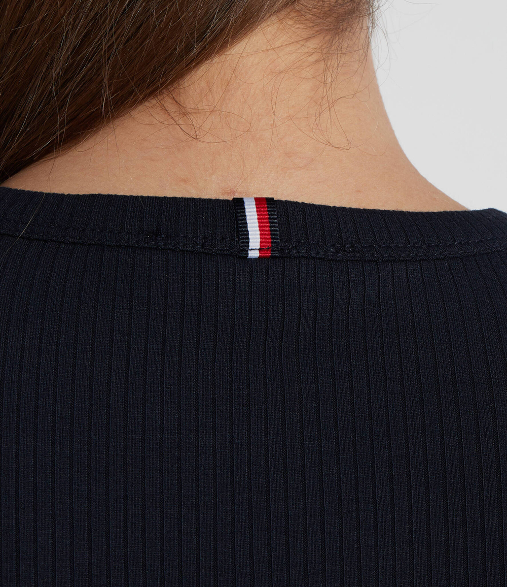 Топ 5X2 RIB NS Tommy Hilfiger - темно-синий(WW0WW38635)