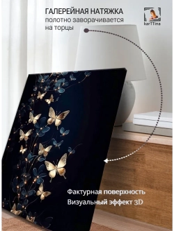 Картина Таинственные мерцания на стену 30х40см 1шт.