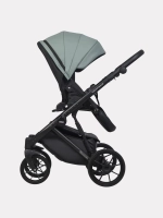 Коляска 2 в 1 Riko Basic Montana Ecco цвет 30 Green-Grey (зеленый-серый)