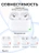 Чехол для Airpods Pro Gurdini прорезиненный soft touch c карабином Синий