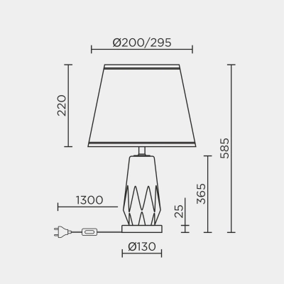 Настольный светильник MODELUX ML.6174.01TL GR