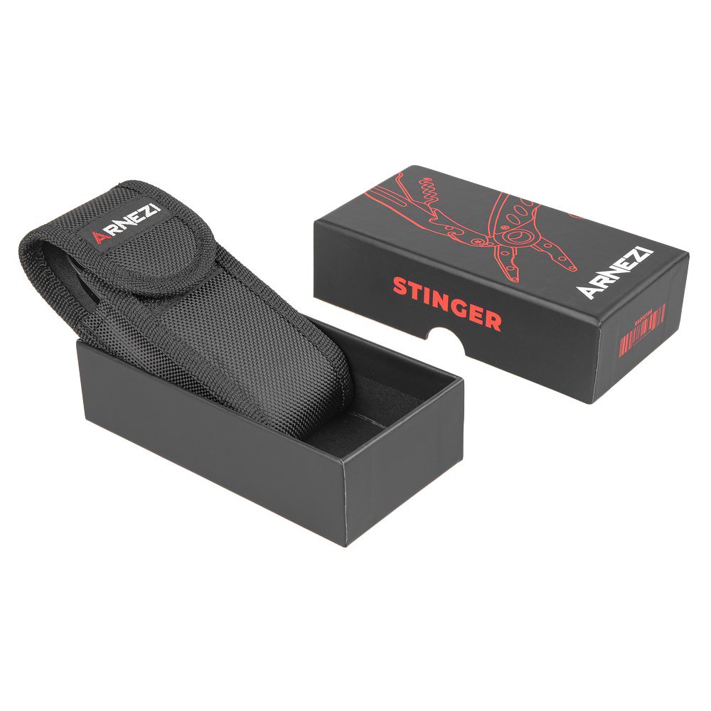 Мультитул с плоскогубцами Stinger 9в1 ARNEZI R5010156