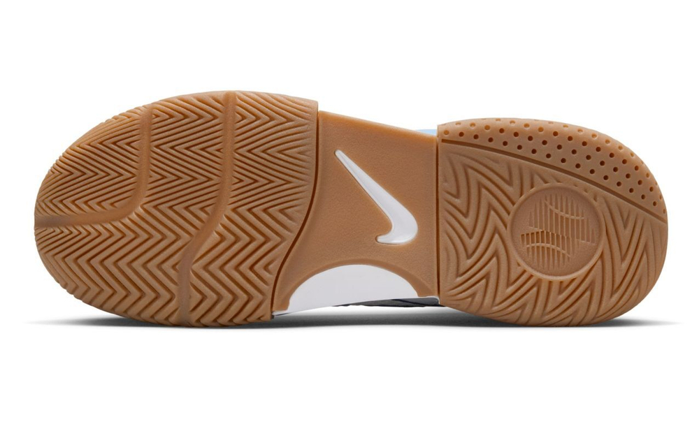 Женские Кроссовки теннисные Nike Court Lite 4 - white/light blue/sail/gum light brown