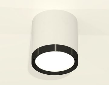 Комплект накладного светильника 1*GX53 XS8141002 SWH/PBK белый песок/черный полированный (C8141, N8113)DIY System Complects Ambrella
