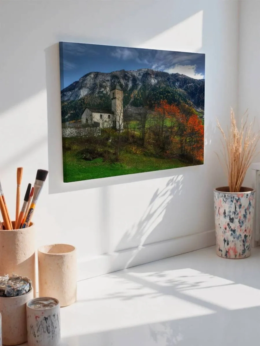 Картина на стену 40 X 50 Горный пейзаж