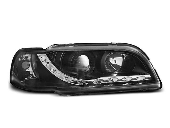 Передние фары BLACK DAYLIGHT для Volvo S40 V40