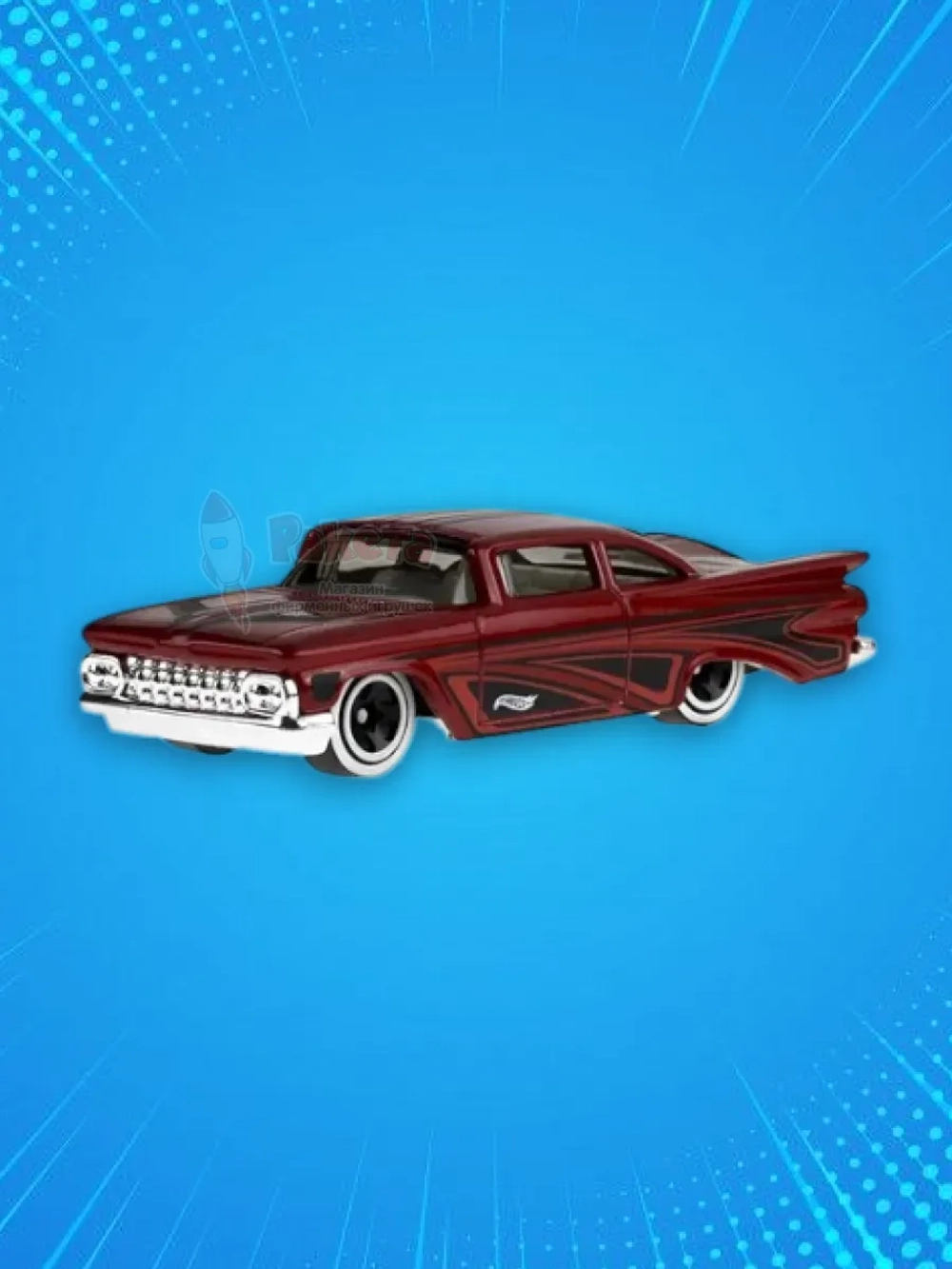 Базовая машинка Хот Вилс 59 Chevy Impala JJJ15