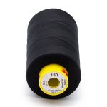 Нитка Gutermann Mara 150 (5000 метров), 1 боб., особо тонкая | _2111 ультра черный (Arta 170)
