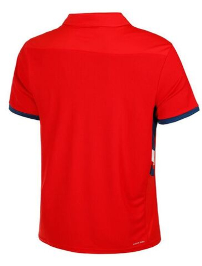 Мужское теннисное поло Lotto Squadra III Polo - flame red