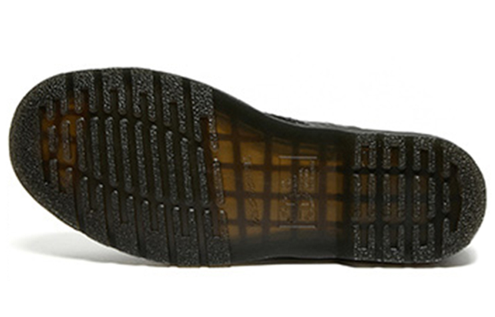 Dr. Martens Unisex 1460 Flames Combat Boots Black
