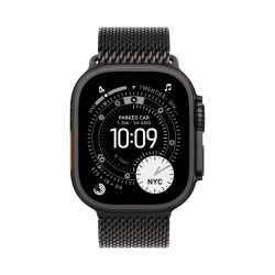 Смарт-часы Apple Watch Ultra 3 49 mm Black Titanium case | ремешок Milanese Loop | Black, M
