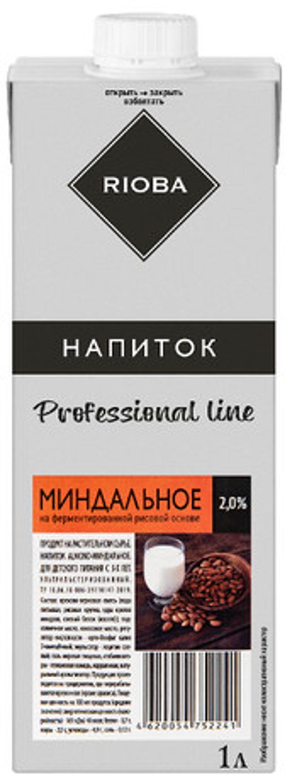 1Л НАПИТОК МИНДАЛЬНЫЙ RIOBA