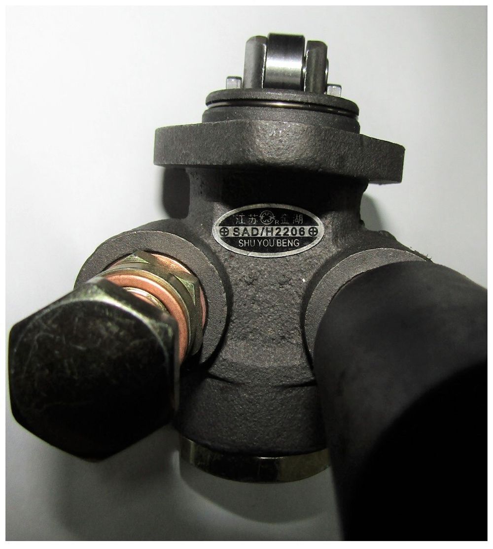 Насос ручной подкачки топлива SDEC SC13G420D2 TDS 280 6LT (G128) (фланец 50х66,правый) /Hand Primer pump SPA /H 2206-502B1491 F0369 ;SAD/H2206/SPA/H22