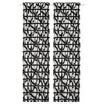 Комплект штор IKEA VINTEROXBAR, Черно-белый, 145x250 см, 2 шт