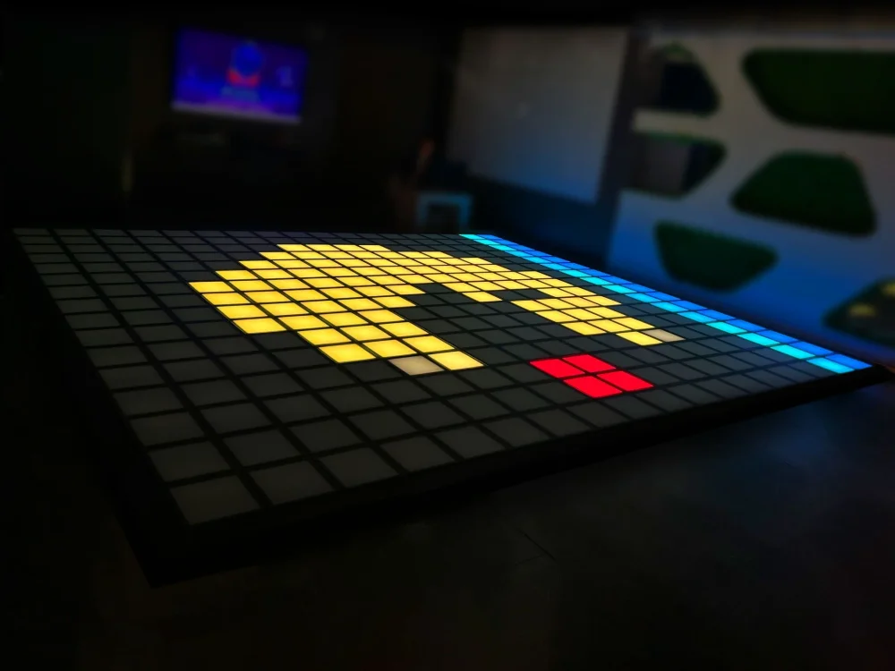 Интерактивный светодиодный пол «Арена Pixel battle» 288шт Максимальная комплектация 26 кв. м.