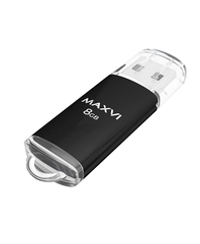 Карта памяти Maxvi USB MP 8GB black (FD8GBUSB20C10MP)