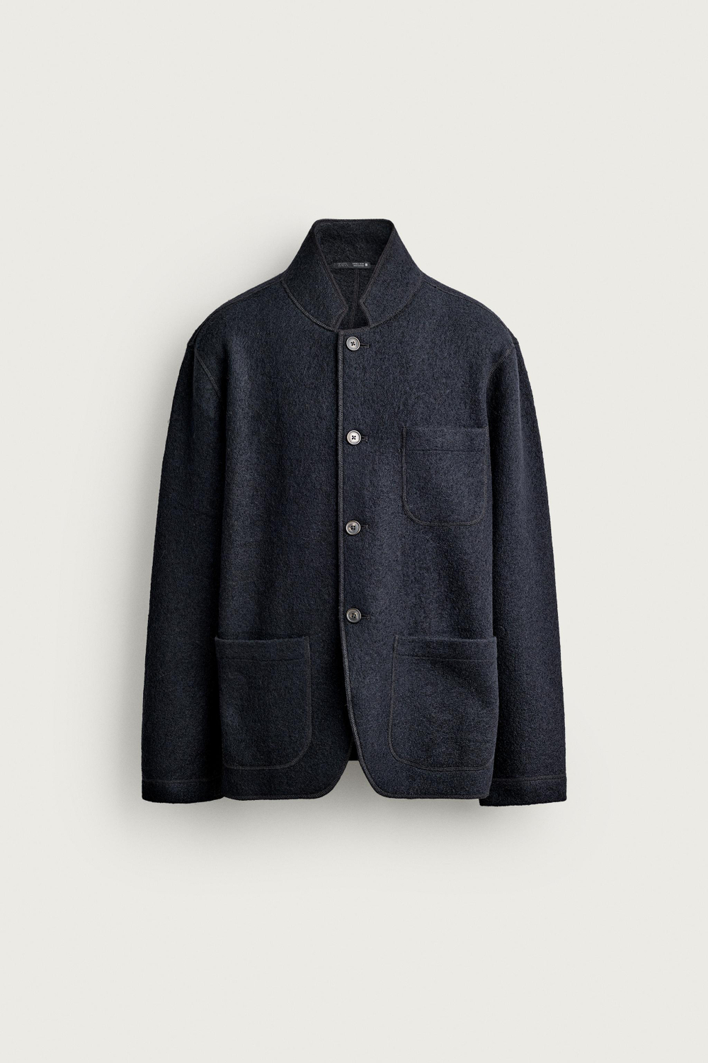 БЛЕЙЗЕР СВОБОДНОГО КРОЯ С ШЕРСТЬЮ — ZARA