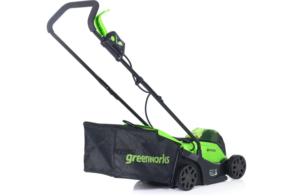 Аккумуляторная газонокосилка GreenWorks 24V, 33 см, бесщеточная, без АКБ и ЗУ 2516107
