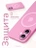Чехол накладка iPhone 16 6.1" Gurdini Slim Series with Magsafe Pink