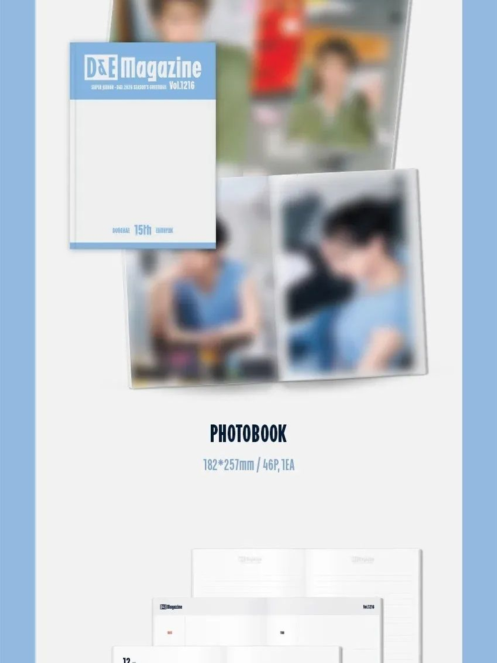 товары SUPER JUNIOR D&E - D&E Magazine Vol.1216 2026 SEASON S GREETINGS