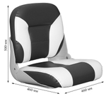 Сиденье типа "Sport low back", белое с серым (10253854)