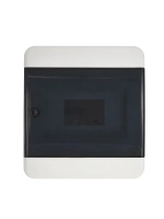 Корпус пластиковый ЩРН-П-8 IP41 черная прозрачная дверь TEKFOR IEK