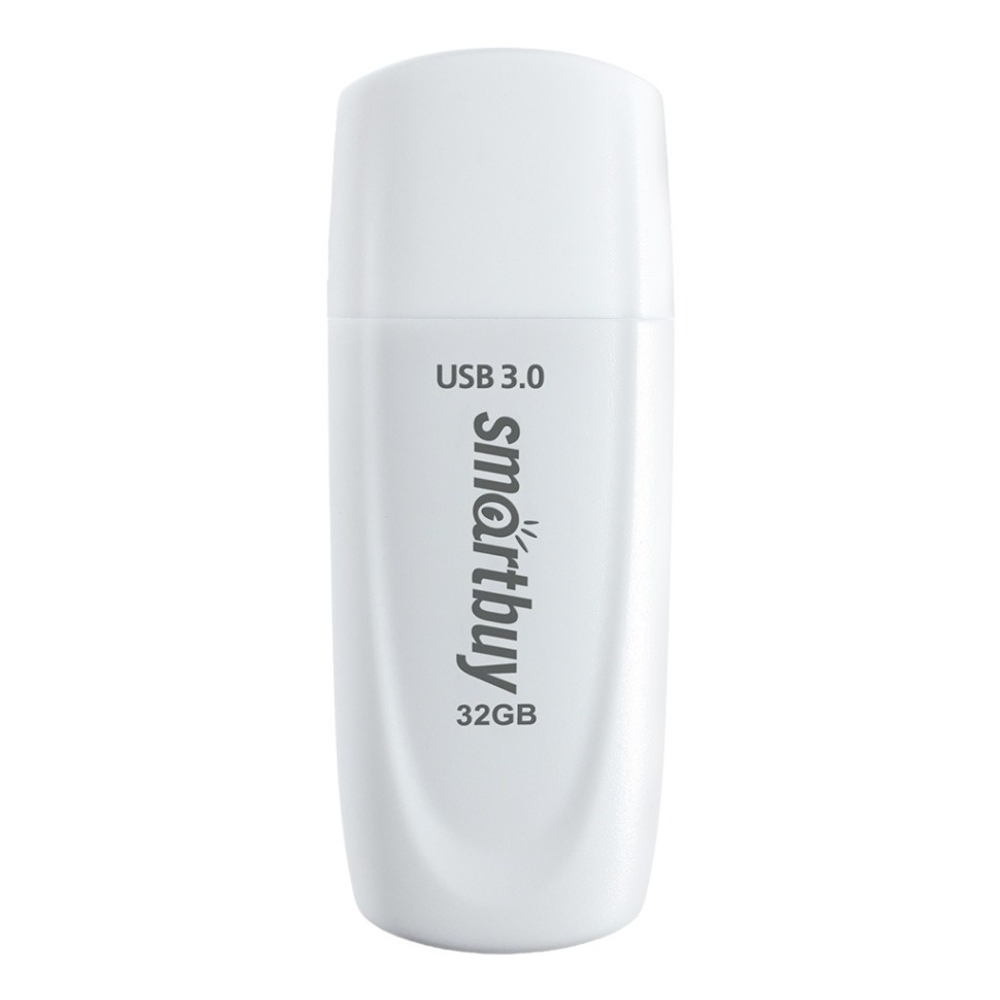 3.0/3.1 USB флеш накопитель Smartbuy 032GB Scout White (SB032GB3SCW)
