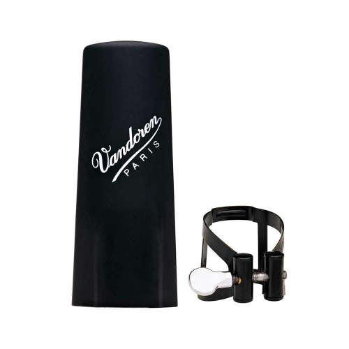 Vandoren LC51BP лигатура для кларнета Bb, MIO, чёрная с пластиковым колпачком