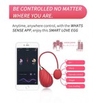 Виброяйцо Magic Motion Sundae App, красное