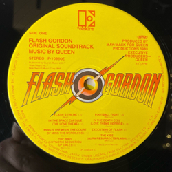 Винтажная виниловая пластинка LP Queen Flash Gordon (Музыка к Кинофильму Soundtrack Music) (Япония 1980) (Оби)