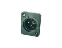 Панельный разъем XLR (папа), 3 pin