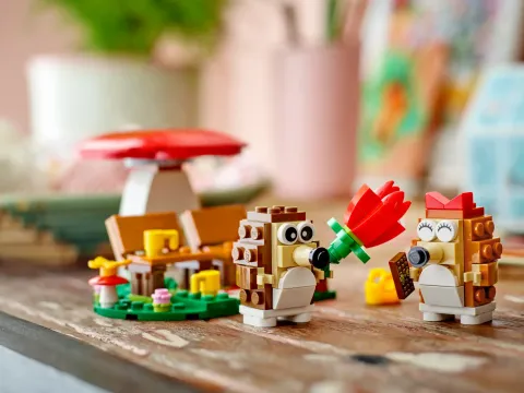 Конструктор LEGO 40711 Свидание на пикнике с ежиком