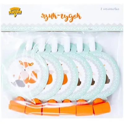 Язык-гудок с карт Лесные Друзья 6шт