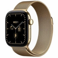 Смарт-часы Apple Watch Series 11 42mm Cell Gold Titanium Case Milanese Loop Gold