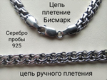 Цепь из серебра 925 пробы