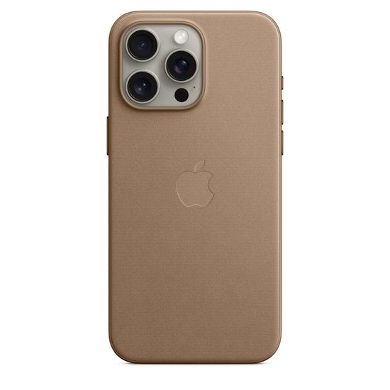 Чехол Apple для iPhone 15 Pro Max FineWoven с MagSafe Бежевый