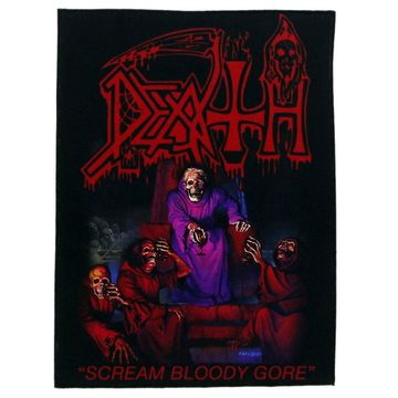 Нашивка спиновая Death Scream Bloody Gore (110)