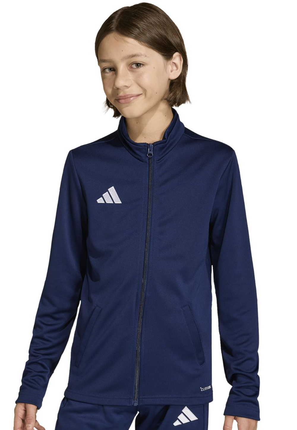 Детская толстовка Adidas Kids Entrada 26 Track — team navy blue/white
