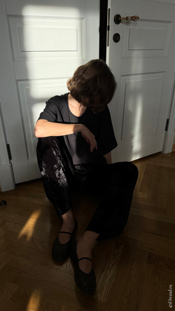 брюки SAM velour long