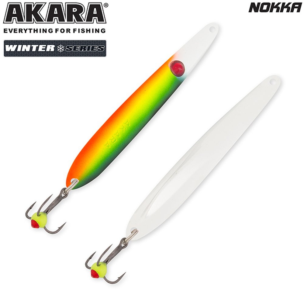 Блесна зимняя Akara Ice Nokka 60 7 гр. 27-Sil/Sil
