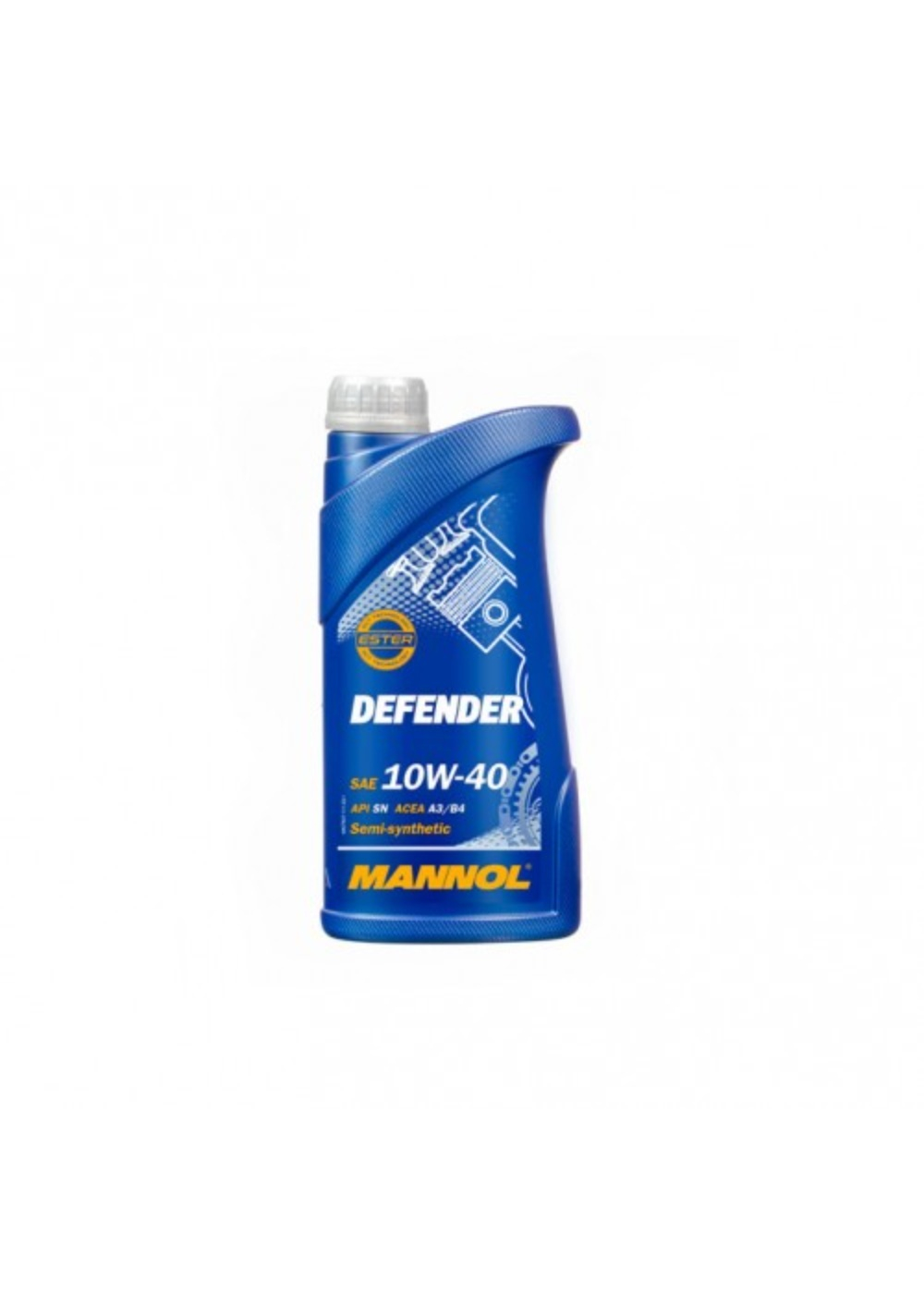 MANNOL 7507 Defender 10W-40 SL Масло моторное, 1л