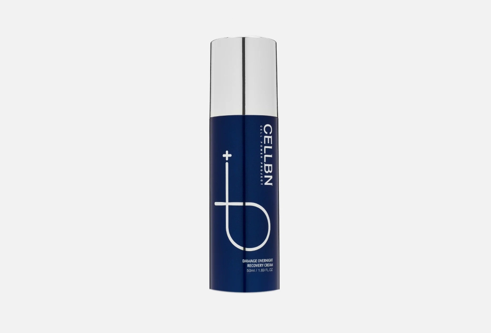 CELLBN Восстанавливающий питательный ночной крем для лица - DAMAGE OVERNIGHT RECOVERY CREAM, 50мл.