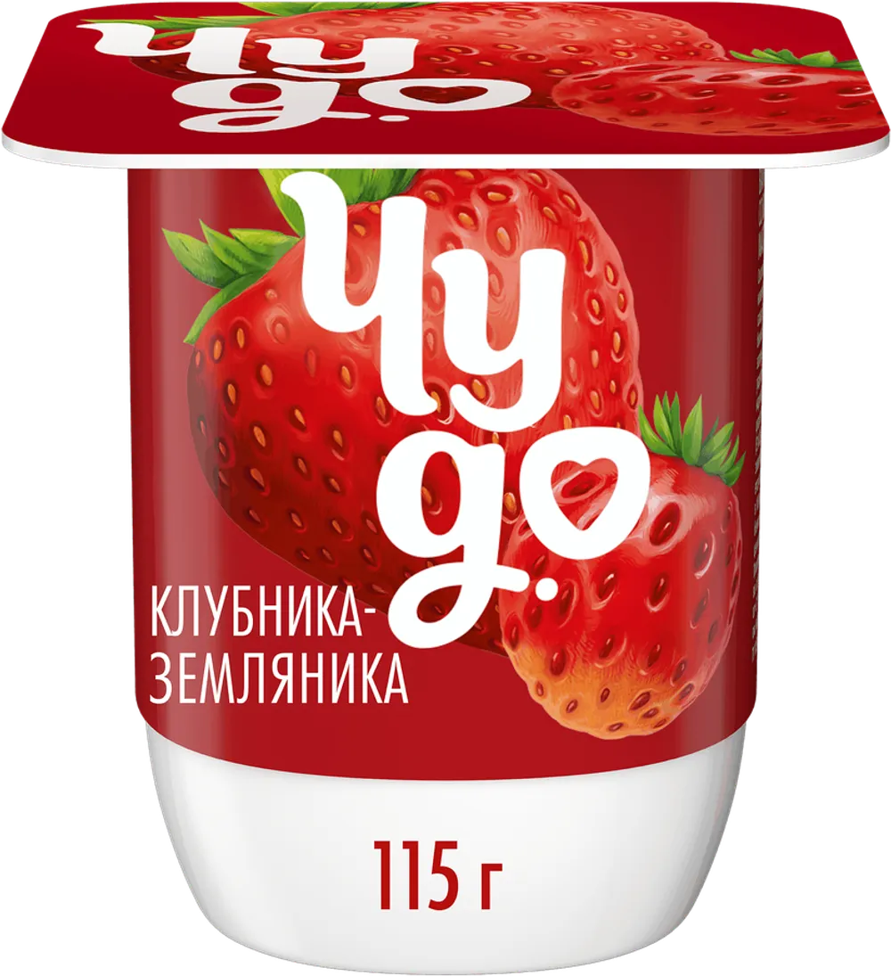 Йогуртер "Чудо" клубника-земляника 115г(стакан)