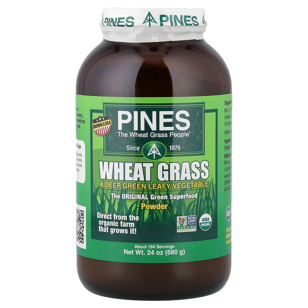 Pines International, Pines, ростки пшеницы, порошок, 24 унции (680 г)