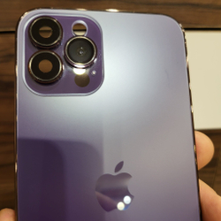 Корпус для iPhone X в стиле iPhone 14Pro (цвет: Purple - Фиолетовый)