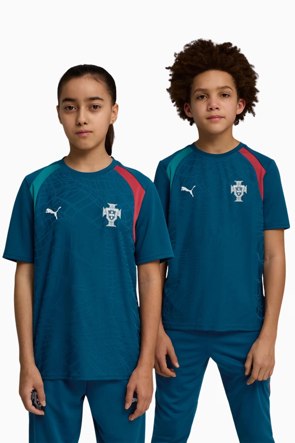 Футболка Puma Portugal 2026 Training Junior - синий